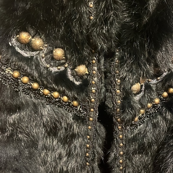 Rabbit fur vest - Picture 2 of 11